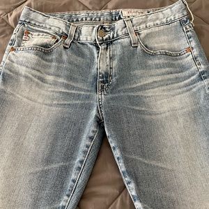 AG ex boyfriend slim jeans medium blue
